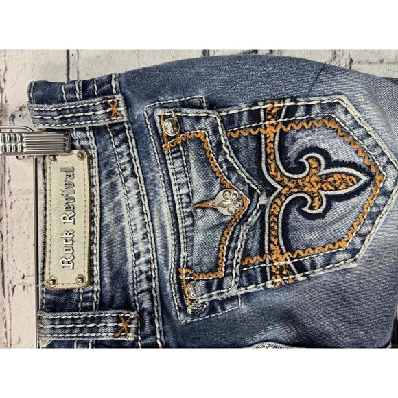 Rock Revival Women's Skinny Jeans Size 28x29 - Picture 9 of 9
